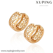 C207191--29658 Xuping Moda 18 K brincos de Jóias Banhado A Ouro Brincos Huggie Promoção